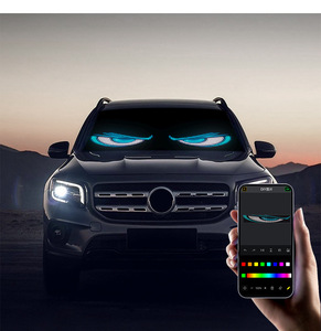 Tela <span class=keywords><strong>LED</strong></span> Flexível para Carro com USB, Tela de Publicidade Montada em Veículo, APP Bluetooth, Tela de Exibição para Vidro de Carro - Product Image 3