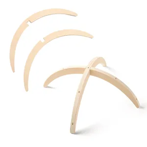 Colgador móvil de madera hecho a mano para bebé, decoración de guardería para recién nacido, accesorios orgánicos naturales, <span class=keywords><strong>arco</strong></span> de cuna - Product Image 1