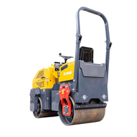 Compacteur routier hydraulique complet HIGHTOP de 1 tonne avec mini rouleau à double tambour et moteur diesel à vendre