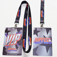 Cordons de cou personnalisés Keepfly avec badge PVC assorti pour événements VIP et carte d'identité