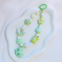 Rantai Gantungan Boneka Lucu DIY, Rantai Setengah Lepas Pasang, Komponen Perhiasan Estetik Manis untuk Ponsel & Tas, Aksesori Perhiasan Buatan Tangan
