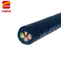 Kabel Pompa Submersible Karet JHS 2 3 4 Core 1.5mm 2.5mm 4mm 6mm 10mm 25MM 35MM 50MM Kabel Tahan Air