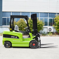 Enerji Tasarruflu 3 Ton Elektrikli Forklift Uzun Çalışma Süreli Kurşun Asitli/Lityum Akülü Forklift Fabrika Kullanımı İçin