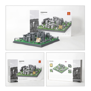 Bloques de Construcción de la Arquitectura Emblemática de Stonehenge, 4224 Wiltshire, Inglaterra, Juguete Educativo de Ensamblaje para Niños - Product Image 2