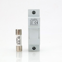 Porte-fusible céramique RT18 63A 500V à soufflage rapide avec indicateur, montage en surface