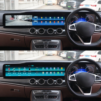 Autoradio Android 38 pouces à trois écrans avec Carplay pour Mercedes-Benz Classe E W213 2016-2020, GPS, Navigation, Lecteur Multimédia