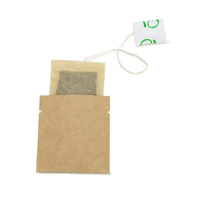 Pochette de sachet de thé petit sachet enveloppe extérieure en papier kraft uni pour sachet de thé