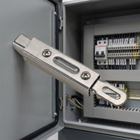 YH9536 Fasteners Retaining Ring Zinc Alloy Spring Hinge Heavy Duty Cabinet Zinc Alloy Finger Latch Pull Spring Indoor