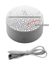 Vente en gros de support de lampe de nuit à LED 85*3mm décoration de fissure pour chambre à coucher salle de cadeau plug-in et alimenté par batterie