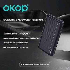 OKOP705 Bancos de Energía Portátiles al por Mayor con Cierre Magnético, Diseño Ligero, Capacidad de 10000mAh y Carga Rápida para Exteriores - Product Image 2
