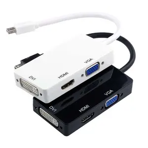 New arrival 2020 Wholesale Cable 3 In 1 Active Mini DP To HDMI VGA DVI Adapter Cable