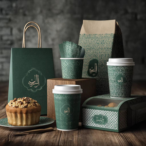 Bán Buôn 8Oz 12Oz <span class=keywords><strong>16Oz</strong></span> 22Oz Phân Hủy Sinh Học Dùng Một Lần Cafe Takeaway Tường Đơn Đôi Tường Cà Phê PLA Cốc Giấy Với Nắp - Product Image 3