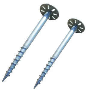 Anclaje Espiral para Montaje en Suelo de Paneles Solares Fotovoltaicos, Estructura de Acero, Pilar de Acero Q235 Galvanizado - Product Image 2
