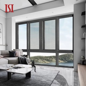 Tenging 최고 브랜드 단일 트랙 슬라이딩 창 현대 디자인 화이트 파우더 코팅 집에서 만든 알루미늄 합금 알루미늄 창 - Product Image 5