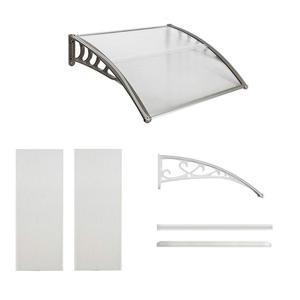 Auvent <span class=keywords><strong>de</strong></span> pluie en polycarbonate Amas <span class=keywords><strong>pour</strong></span> <span class=keywords><strong>fenêtre</strong></span>, <span class=keywords><strong>jardin</strong></span>, <span class=keywords><strong>abri</strong></span> contre la pluie - Product Image 1