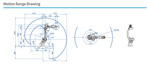 New Hot bàn giao Robot công nghiệp cánh tay robot 6 trục manupilator làm việc đạt - Product Image 5