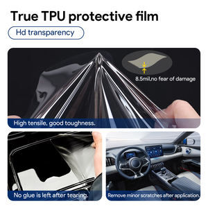 Accessoires de voiture auto-cicatrisants autocollants intérieurs invisibles en TPU Film de verre protecteur d'écran Film intérieur de voiture pour MG4 <span class=keywords><strong>Mulan</strong></span> - Product Image 3