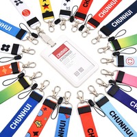 CH Wholesale Sublimation Printing Polyester Lanyards With Logo Custom Certification Keychain OEM ODM ECO Promotion Event Gifts