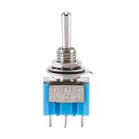 Mini-interrupteurs DIP MTS-102 3 broches ON-OFF-ON 6A 125V 3A250VAC – Produit de qualité supérieure