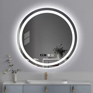 Lusso moderno personalizzabile forma Smart LED specchio con funzione Anti-nebbia Touch Switch per il salone e la palestra per la decorazione camera da letto - Product Image 1