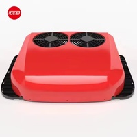 Climatiseur de toit tout-en-un à double ventilateur, 12V/24V, certifié CE, en alliage d'aluminium, 2000-5000W, pour camion, camping-car et caravane - Vente chaude