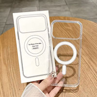 Nouvelle Coque de Téléphone Magnétique Transparente pour iPhone 17 16 15 14 13 Pro Max 2025 – Compatible Chargeur MagSafe