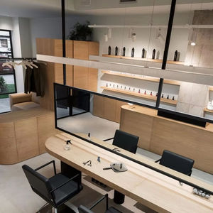 Conception d'intérieur de salon de coiffure de luxe personnalisée, éclairage LED écologique, recyclable, durable, miroir, mobilier personnalisable - Product Image 1