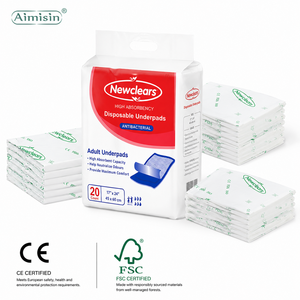 Aimisin OEM Tappetini Assorbenti Monouso per Adulti, Morbidi e Traspiranti, Protezioni per Letto Anti-Perdita con Certificazione CE FCS - Product Image 1