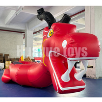 HUAYUE Offre Spéciale 10 personnes Double Tube Ocean Rider gonflable rouge Dragon Boat gonflable remorquable bateau jouet bateau banane