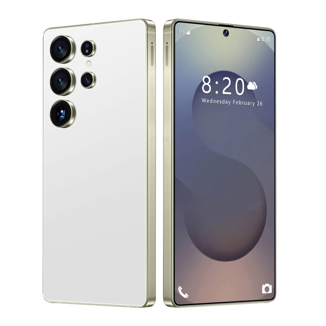 2025 New Arrival S25 Ultra 16GB+1TB 7.3 Inch 5G Dual SIM Android 15 AI Smartphone 108MP Rear Camera and Octa Core CPU