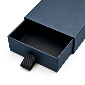 Boîte cadeau rigide coulissante en kraft de luxe sur mesure, boîtes de rangement pour parfums et bijoux - Product Image 4