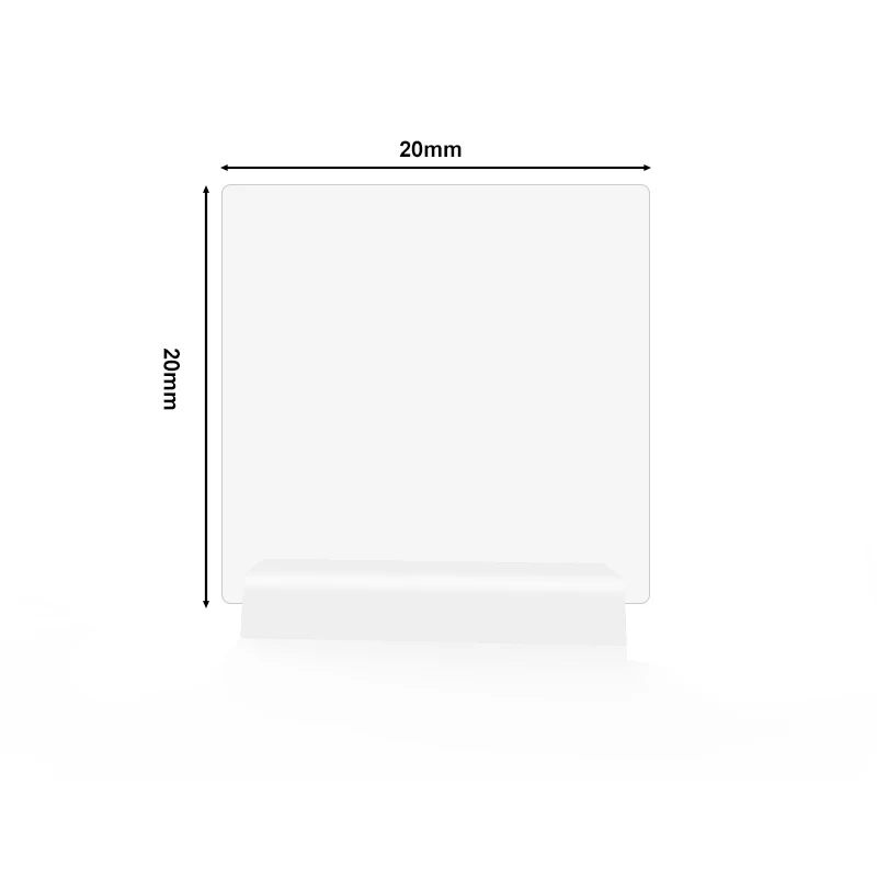 20*20cm White