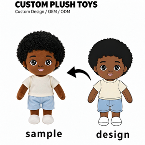 Bambola di Pezza Personalizzata a Forma di Cartone Animato, Giocattolo Economico e Adorabile, Morbido Peluche Vestibile per Regali - Product Image 1