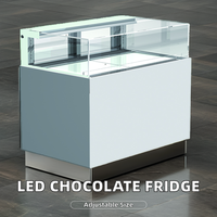 Vitrine chauffante de refroidissement de ventilateur de refroidisseur d'affichage de nourriture chaude d'acier inoxydable commercial pour l'affichage de gâteau et de verre