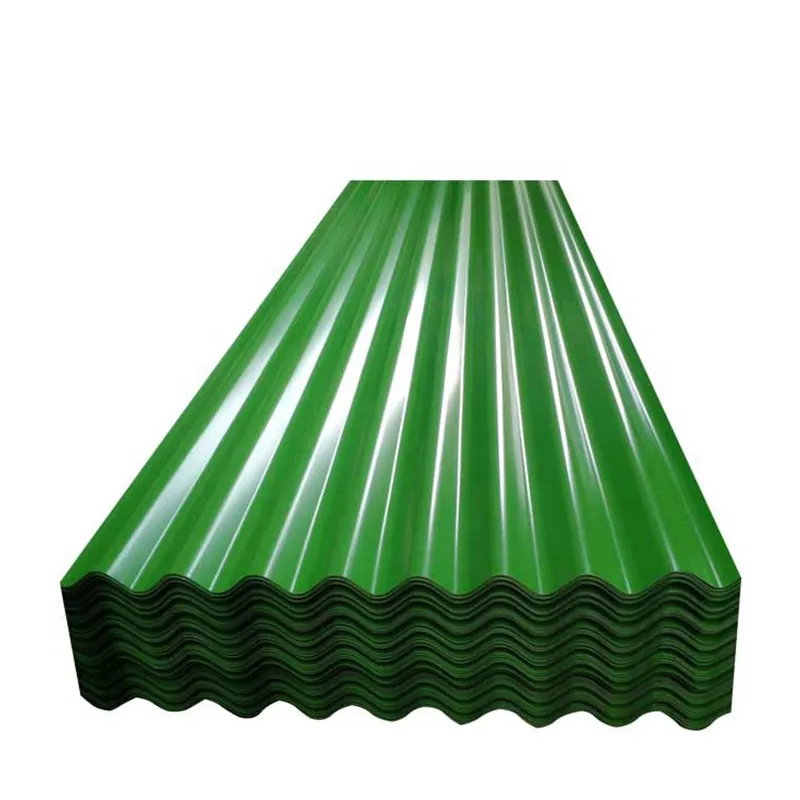 Direct Wholesale 0.2mm 0.6mm Thickness Corrugated Board Color Coated Metal Roofing
