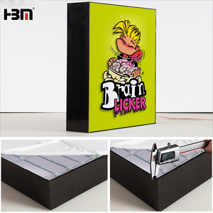 RGBW Oppo Vivo tessuto luce scatola ordine speciale soffitto a forma di alluminio luce scatola telaio - Product Image 4