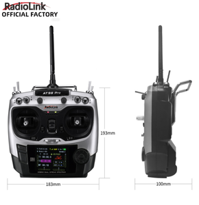<span class=keywords><strong>Radiolink</strong></span> <span class=keywords><strong>AT9S</strong></span> <span class=keywords><strong>PRO</strong></span> 2.4G 10/12 Canales 3400m Transmisor y Receptor Inalámbrico Rc para Coche RC Barco Avión Drones - Product Image 1