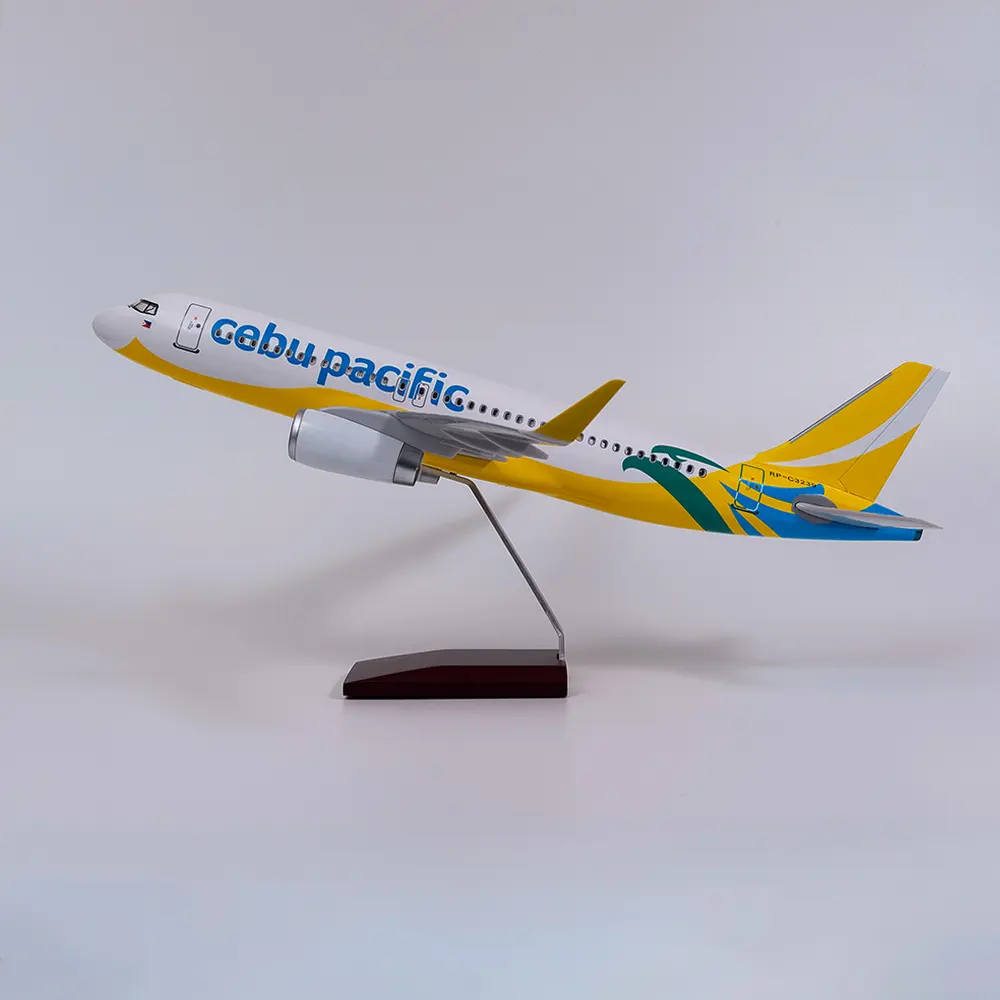 工場卸売OEM飛行機モデルスケール1/85エアバスA320セブパシフィック