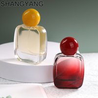Nouvelle Bouteille de Parfum Vide de Luxe en Verre de 30 ml, Type Spray, Couleur Dégradée Personnalisée, Bouteille de Parfum Unisexe en Verre avec Bouchon à Bille Coloré