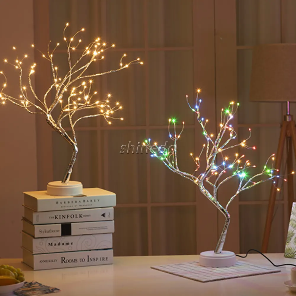 LED Christmas tree light romantic room Christmas lights homestay fire tree honeyflower decoration