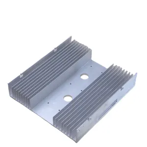공장 공급 최고 가격 맞춤형 압출 접착 핀 대형 알루미늄 방열판 접착제 CNC 가공으로 알루미늄 제조