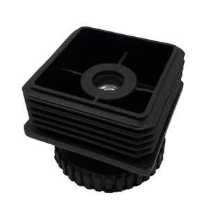 Vuông Vòng Nhựa Chèn <span class=keywords><strong>Cap</strong></span> Ống <span class=keywords><strong>End</strong></span> Bìa Với Chủ Đề Nut Nhựa Ống Thép Đồ Nội Thất Chân Lỗ Cắm - Product Image 4