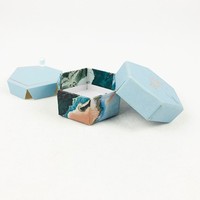 Cajas de Regalo Hexagonales de Cartón Reciclable Personalizadas al por Mayor con Laminado Mate para Empaque de Joyería Moderna
