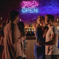 Enseigne néon LED personnalisée avec logo lumineux et contrôle Bluetooth multicolore pour la décoration murale, les fêtes, les entreprises et les bâtiments