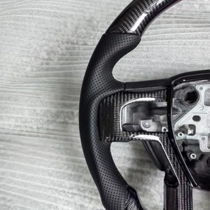 Volante <span class=keywords><strong>de</strong></span> Fibra <span class=keywords><strong>de</strong></span> Carbono Personalizado para Ford Raptor F150 F180 2015 2016 2017 2018 2019 2020, Accesorios <span class=keywords><strong>de</strong></span> Cuero para Automóvil - Product Image 2