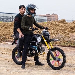 Moto Tout-Terrain 2024 à Essence <span class=keywords><strong>125</strong></span> Cc Refroidie par Air avec Démarrage au Pied et Électrique pour Adulte, Moteur 4 Temps et Grandes Roues - Product Image 3