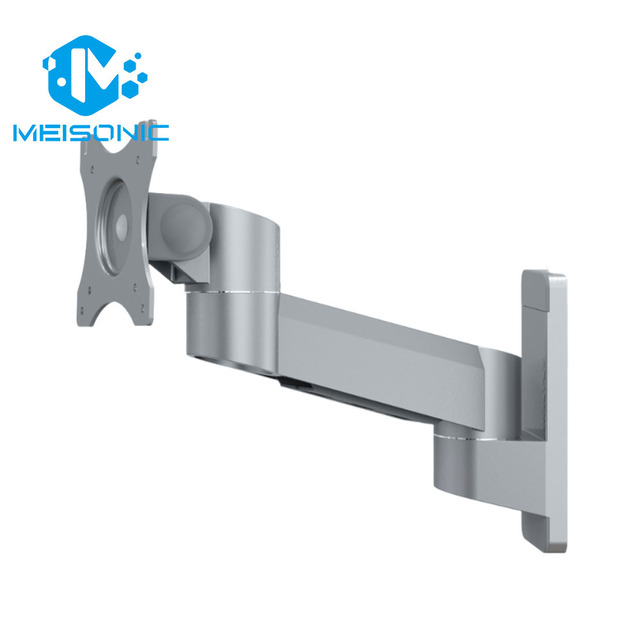 Meisonic T8-WA01-W Industrial Monitor Mount Arm Silver Mechanical Arm 90 Degree Tilt Assembly Line Monitor Mounting New