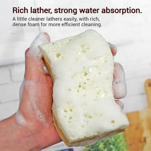 Esponja de Cocina de Espuma Alta y Porosa de Algas Marinas para Lavar Platos, Estropajo para Limpiar Ollas y Tazones del Hogar - Product Image 5