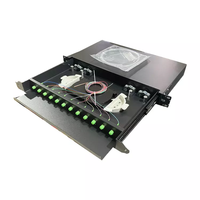 ODF optique 19 pouces 12 ports FC APC, fibre optique ODF 12 ports SC, tiroir optique, plateau optique, cajonera optica