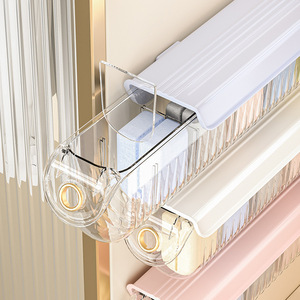 Wall Mounted <b>Storage</b> <b>Box</b> For Underwear Socks Lingerie Covered Rectangle White Pink Light Blue Light Green 805 Home Wardrobe Use - Product Image 2